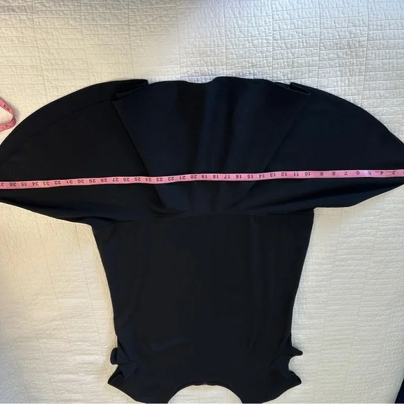 Vintage 80’s black Sz 12 Drop Waist Shift Dress Peplum by Stuart Alan - Picture 9 of 9